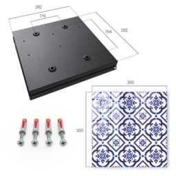 Elegant Patterns Wall Mounted Key Cabinet, Blue Box For Home, Geometric Backgrounds & Patterns, Lovers Of Detail - thumbnail 4