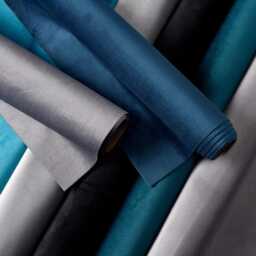 Aqua Velvet Cushion Turquoise Blue Feather Filled Pillow - 45 X 45cm - thumbnail 3