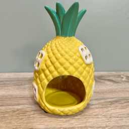 Ceramic Tealight Pineapple House Candle Holder Tropical Quirky Home D??cor - thumbnail 2