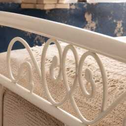 Metal Bed Frame 140x200 160x200 Lia - Handmade Wrought Iron Country Style Lifetime Guarantee - thumbnail 2