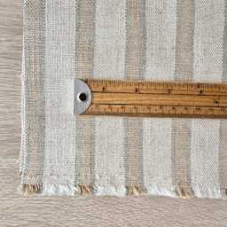 1725. Colthurst Brown/Grey Stripe Linen Blend Cushion Cover, Various Sizes - thumbnail 2