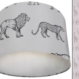Savannah Animal Lampshade UK Handmade African Light Shade - thumbnail 3