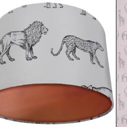 Savannah Animal Lampshade UK Handmade African Light Shade - thumbnail 2