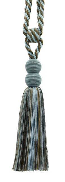 "Double Ball Head Tassel Tiebacks, 9 1/2"" - 24cm, 30" - image 1