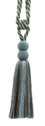 "Double Ball Head Tassel Tiebacks, 9 1/2"" - 24cm, 30"
