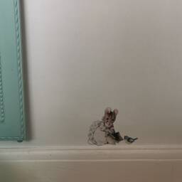 Mrs. Tittlemouse Fabric Wall Decal Beatrix Potter Nursery Art - thumbnail 3