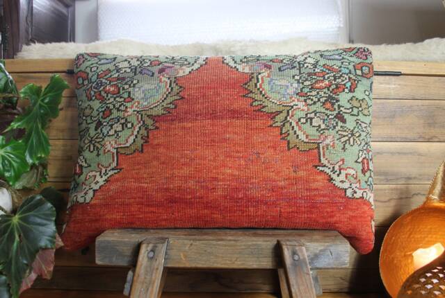 4060cm - 1624In Handwoven Vintage Carpet Cover - Unique Pillow Covers - image 1