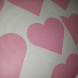 Vinyl Heart Wall Door Window Stickers, Removable Hearts Decals, Nursery Decor, Bedroom Girls Cute Kids Playroom Decoration - thumbnail 2
