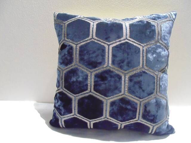 Designers Guild Fabric Manipur Delft Cushion Cover/Pillow Cover - image 1