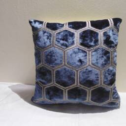 Designers Guild Fabric Manipur Delft Cushion Cover/Pillow Cover - thumbnail 3