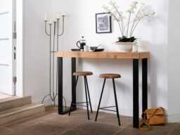 Boston Breakfast Bar Worktop Kitchen Table Stool Industrial Box Legs