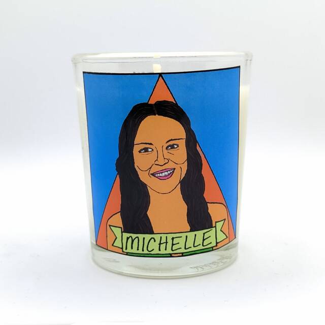Michelle Rodriguez Glass Votive Candle // Lgbtq Altar - image 1