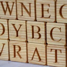 26 Wood English Alphabet Blocks & 10 Numbered Wooden 0-9, Abc Number Blocks, Baby Shower Gift Educational Toy - thumbnail 2