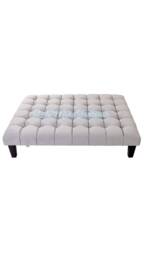 Large Rectangular Footstool/Coffee Table Pouffe - thumbnail 1