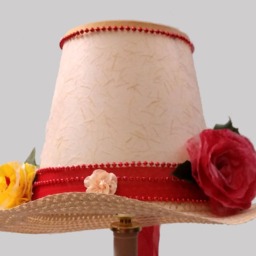 Novelty Lamp, Hat Conversation Piece, Mother's Day Gift For Mom, Her, Whimsical, Old-Fashioned, Vintage Look - thumbnail 3