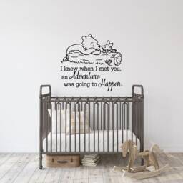 Adventure Quote Baby Wall Decal - Winnie The Pooh Nursery Decor P30 - thumbnail 2