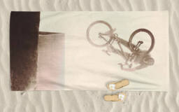 Mountain Bike Art Beach Towel Cycling Gift
