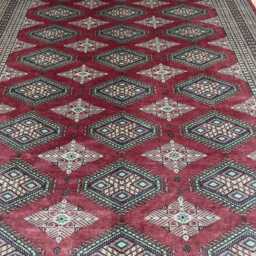 8x11 Pink Color Bokhara Rug - 2.50x3.00 Kids Room Luxury Area Turkish Fine Quality Afghan - thumbnail 3
