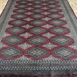 8x11 Pink Color Bokhara Rug - 2.50x3.00 Kids Room Luxury Area Turkish Fine Quality Afghan - thumbnail 2