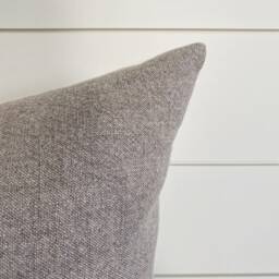 Macy -- Taupe Belgian Linen Pillow Cover Neutral Tan Lumbar Euro Sham Natural - thumbnail 2