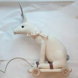 Pull Along Hare On Wheels - thumbnail 3