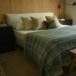 Handwoven Seafoam Green Wool Throw Blanket Gujarat, India - thumbnail 2