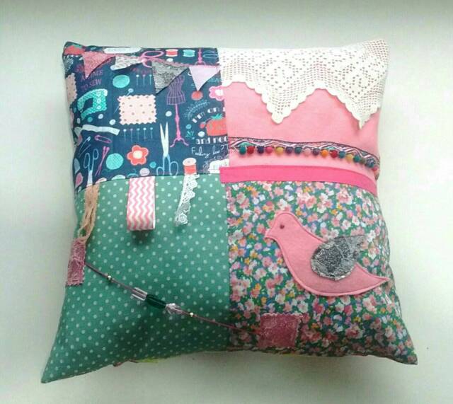 Dementia Adult Fidget Cushion Alzheimers Sensory Toy Pillow Activity Aid Sewing Therapy Fiddle Gift Nana Care Home Mother's Day Present Bird - image 1