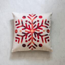 Christmas Pillow Cover, Snowflake Covers, Throw Pillow, Decorative Cover, Christmas Gift - thumbnail 1
