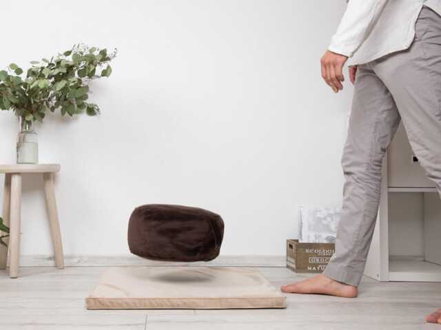 Handmade Velvet Meditation Zabuton Cushion Yoga Healing Mat - image 1