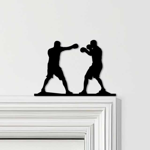 Door Topper Fighters Men Boxing Various Colours Top Of Decorative Sign - Novelty Wall Decor, Frame Art, Art - image 1