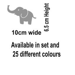 Baby Elephant Wall Decals, Nursery Decor - thumbnail 4