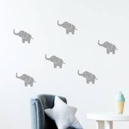 Baby Elephant Wall Decals, Nursery Decor - thumbnail 2