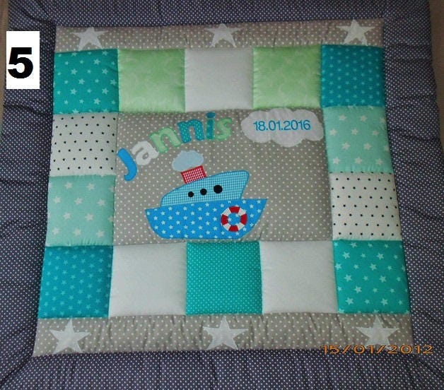 Baby Blanket, Quilt, Patchwork Crawling Children's Blanket Ship Immediately Delivered