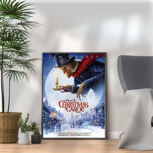 A Christmas Carol Movie Poster Classic Film Wall Art - image 1