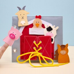 Handmade Felt Quiet Book Interactive Waldorf Toy For Toddlers - thumbnail 2