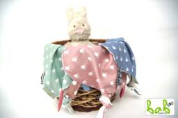 Cuddly Blanket, Comfort Cuddly Blanket For Girls Or Boys in Pink/Blue/Green With Crowns