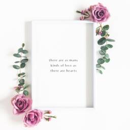 There Are As Many Kinds Of Love - Romantic Print Quote From Anna Karenina By Tolstoy Wall Art Home D??cor Unframed - thumbnail 1