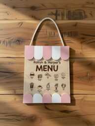 Children's Menu Board - Wall Hanging Nursery Decor