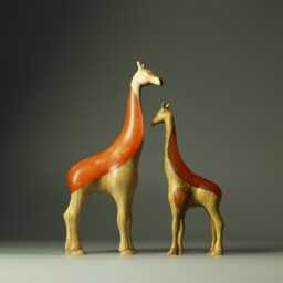 Duo Giraffe Composition - 10+11 - thumbnail 1