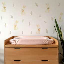 Sweet Bunny & Leaf Nursery Wall Stickers - thumbnail 4