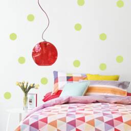 Wall Decals Black Polka Dots For Home Decor, Sticker Grey, Selectable Dot Sizes Are 1'' 1, 2'' 1, 6'' 2'' & 4'', Peel Stick - thumbnail 2