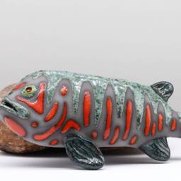 Handmade Ceramic Fish Wall Vase Home Garden Decor - Made To Order - thumbnail 4