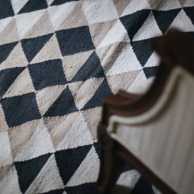 Dunes Flatwoven Wool Kilim Rug Oriental Turkish Area Accent Rug Runner Dark Gray Beige Off White Living Room 2x3 3x5 8x10 Southwestern - image 1