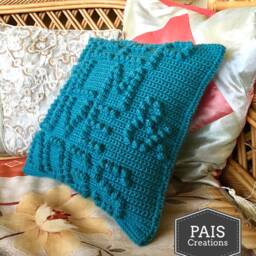 Keep Calm & Love Dogs Crochet Pillow/Cushion Cover PDF Pattern - Instant Download - 15 - thumbnail 3