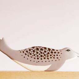 Wooden Sea Animal Toy Set Waldorf Montessori Toys - thumbnail 3