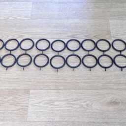 Ex Heavy Duty Curtain Rail Set-Uphandcrafted in The Uk..wrought Iron - Forged Steel - thumbnail 3
