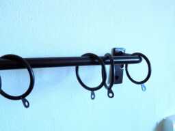 Ex Heavy Duty Curtain Rail Set-Uphandcrafted in The Uk..wrought Iron - Forged Steel - thumbnail 1