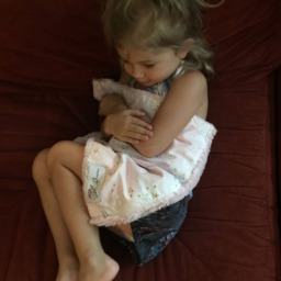 "Ethereal Pastel Pink Mermaid Mini Baby Blanket ""Serenading Sirena" - thumbnail 3