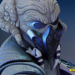 storm-Masked Council Master - Sci Fi Alien Force High Plo Koon Resin Figure 16K - thumbnail 3