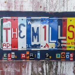 10Th Wedding Anniversary Tin Aluminum Gift 10 Year Wedding Anniversary Gift For Men Husband Man License Plate Name Personalized - thumbnail 3